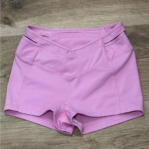 Free People Movement Lilac Cutout Shorts